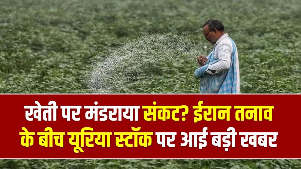 खेती पर मंडराया संकट? ईरान तनाव के बीच यूरिया स्टॉक पर आई बड़ी खबर; किसान भाई जरूर पढ़ें ये जरूरी अपडेट 1 खेती पर मंडराया संकट? ईरान तनाव के बीच यूरिया स्टॉक पर आई बड़ी खबर; किसान भाई जरूर पढ़ें ये जरूरी अपडेट