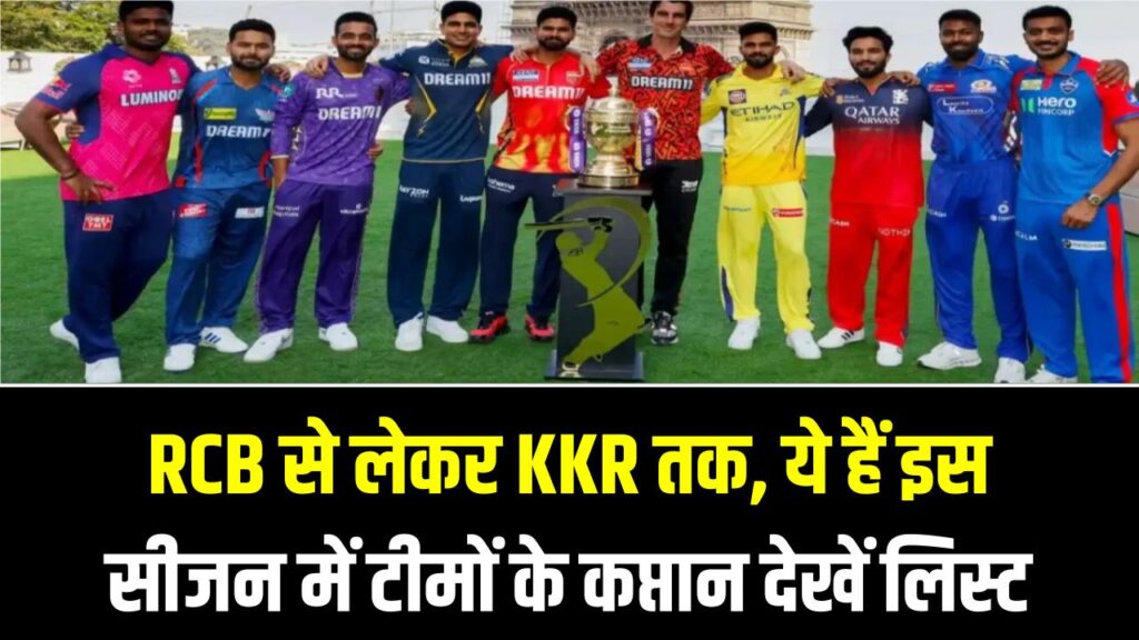 IPL 2026 : RCB से लेकर KKR तक, ये हैं इस सीजन में टीमों के कप्तान; देखें लिस्ट
