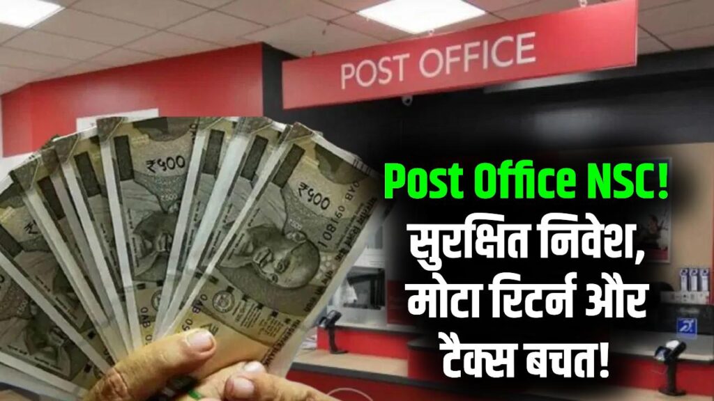 पोस्ट ऑफिस NSC स्कीम: पैसा होगा सुरक्षित और मिलेगा तगड़ा रिटर्न! टैक्स छूट के साथ जानें 5 साल वाला यह 'सुपर' प्लान