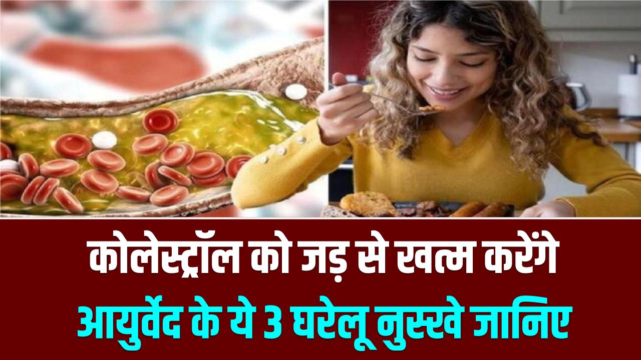 कोलेस्ट्रॉल को जड़ से खत्म करेंगे आयुर्वेद के ये 3 नुस्खे; हार्ट अटैक का खतरा होगा कम, आज ही अपनी डाइट में करें शामिल